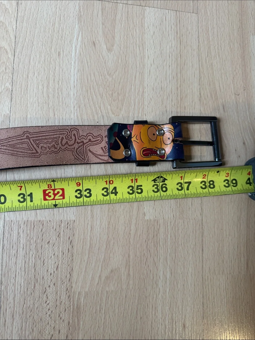 Jon Wye Leather Rick and Morty Belt